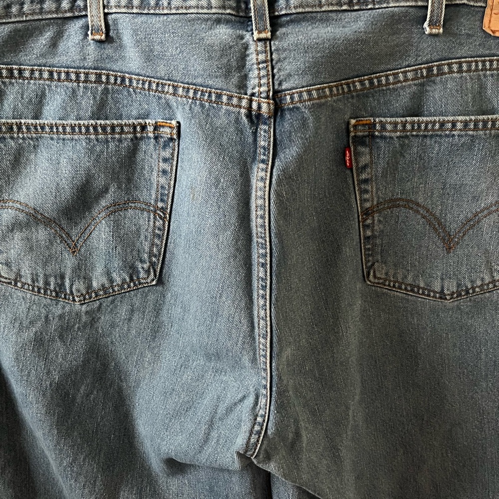 Levi’s Big & Tall Jeans | Waist 46 x Length 30 | 100% Cotton | Relaxed Fit - Picture 9 of 13